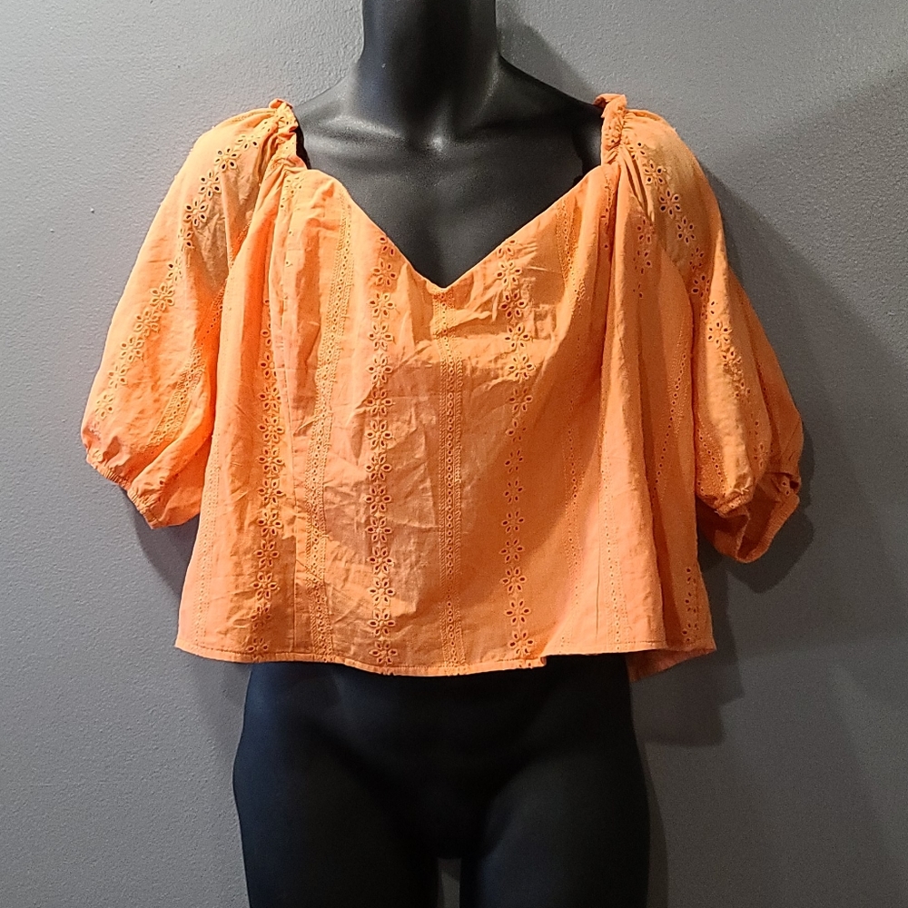 Orange Halter/Crop Top